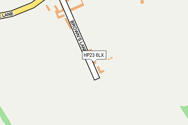 HP23 6LX map - OS OpenMap – Local (Ordnance Survey)
