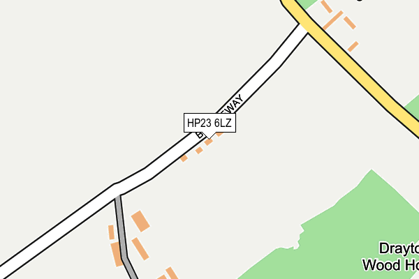 HP23 6LZ map - OS OpenMap – Local (Ordnance Survey)