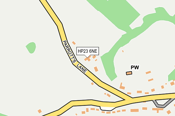 HP23 6NE map - OS OpenMap – Local (Ordnance Survey) HP23 6NE map - OS OpenMap – Local (Ordnance Survey)