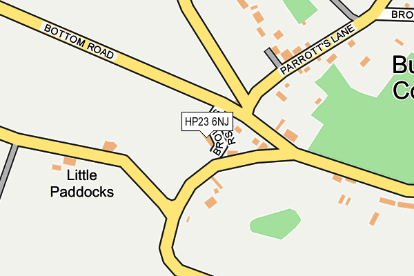 HP23 6NJ map - OS OpenMap – Local (Ordnance Survey) HP23 6NJ map - OS OpenMap – Local (Ordnance Survey)