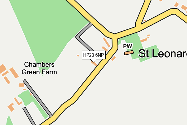 HP23 6NP map - OS OpenMap – Local (Ordnance Survey) HP23 6NP map - OS OpenMap – Local (Ordnance Survey)