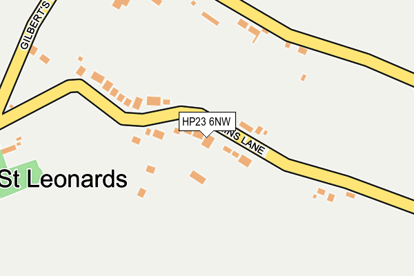 HP23 6NW map - OS OpenMap – Local (Ordnance Survey) HP23 6NW map - OS OpenMap – Local (Ordnance Survey)
