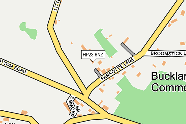 HP23 6NZ map - OS OpenMap – Local (Ordnance Survey) HP23 6NZ map - OS OpenMap – Local (Ordnance Survey)