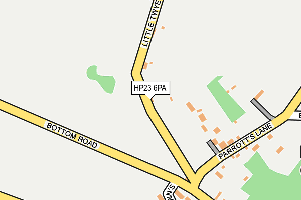 HP23 6PA map - OS OpenMap – Local (Ordnance Survey) HP23 6PA map - OS OpenMap – Local (Ordnance Survey)