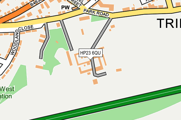 HP23 6QU map - OS OpenMap – Local (Ordnance Survey) HP23 6QU map - OS OpenMap – Local (Ordnance Survey)