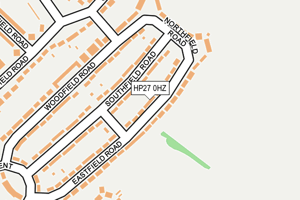 HP27 0HZ map - OS OpenMap – Local (Ordnance Survey) HP27 0HZ map - OS OpenMap – Local (Ordnance Survey)