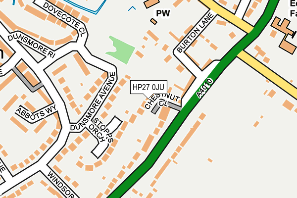 HP27 0JU map - OS OpenMap – Local (Ordnance Survey) HP27 0JU map - OS OpenMap – Local (Ordnance Survey)