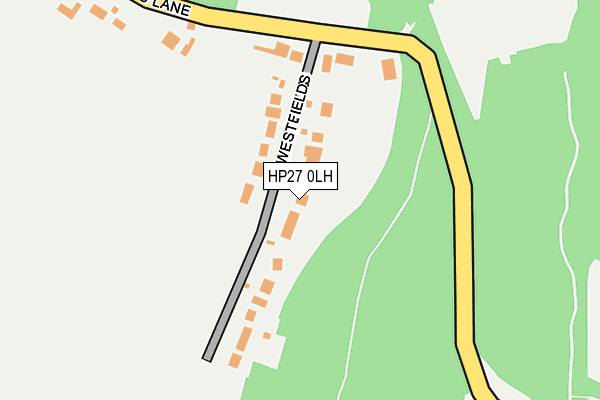 HP27 0LH map - OS OpenMap – Local (Ordnance Survey) HP27 0LH map - OS OpenMap – Local (Ordnance Survey)
