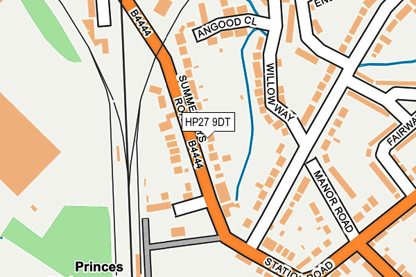 HP27 9DT map - OS OpenMap – Local (Ordnance Survey) HP27 9DT map - OS OpenMap – Local (Ordnance Survey)
