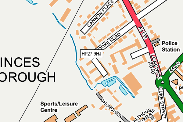 HP27 9HJ map - OS OpenMap – Local (Ordnance Survey) HP27 9HJ map - OS OpenMap – Local (Ordnance Survey)