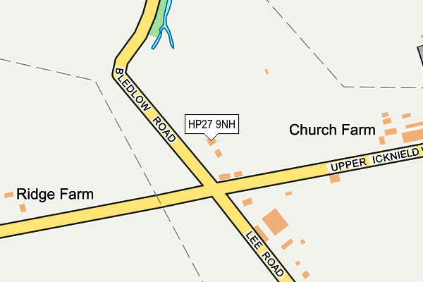 HP27 9NH map - OS OpenMap – Local (Ordnance Survey) HP27 9NH map - OS OpenMap – Local (Ordnance Survey)