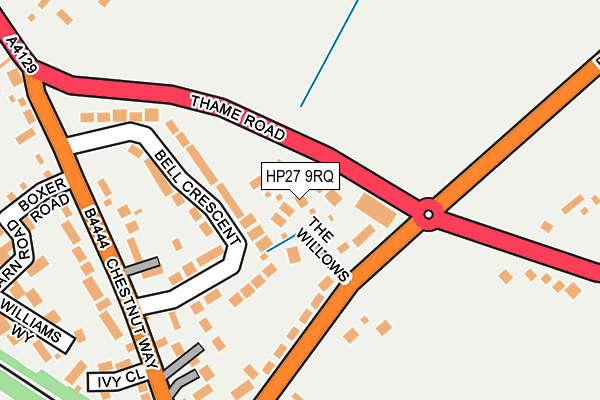 HP27 9RQ map - OS OpenMap – Local (Ordnance Survey) HP27 9RQ map - OS OpenMap – Local (Ordnance Survey)