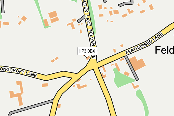 HP3 0BX map - OS OpenMap – Local (Ordnance Survey) HP3 0BX map - OS OpenMap – Local (Ordnance Survey)