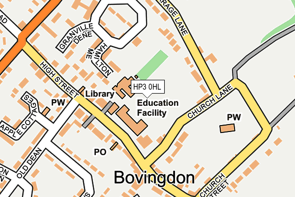 HP3 0HL map - OS OpenMap – Local (Ordnance Survey) HP3 0HL map - OS OpenMap – Local (Ordnance Survey)