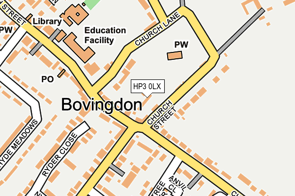 HP3 0LX map - OS OpenMap – Local (Ordnance Survey) HP3 0LX map - OS OpenMap – Local (Ordnance Survey)