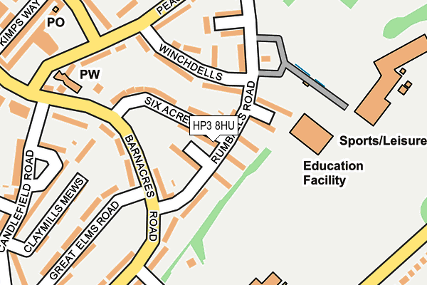 HP3 8HU map - OS OpenMap – Local (Ordnance Survey) HP3 8HU map - OS OpenMap – Local (Ordnance Survey)