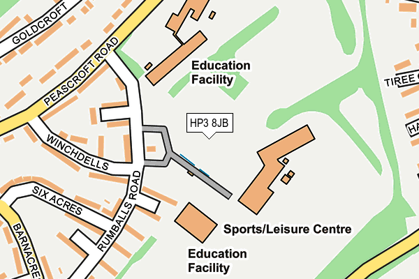 HP3 8JB map - OS OpenMap – Local (Ordnance Survey) HP3 8JB map - OS OpenMap – Local (Ordnance Survey)