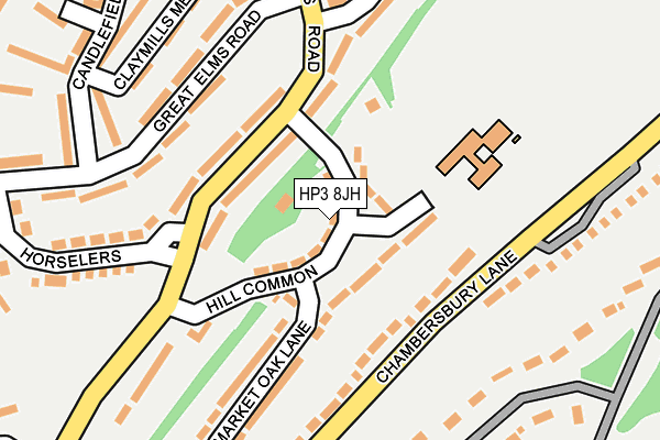 HP3 8JH map - OS OpenMap – Local (Ordnance Survey) HP3 8JH map - OS OpenMap – Local (Ordnance Survey)