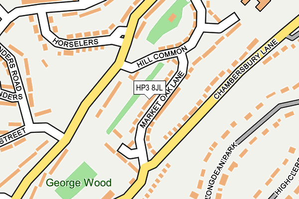 HP3 8JL map - OS OpenMap – Local (Ordnance Survey) HP3 8JL map - OS OpenMap – Local (Ordnance Survey)