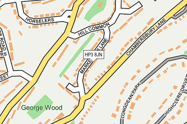 HP3 8JN map - OS OpenMap – Local (Ordnance Survey) HP3 8JN map - OS OpenMap – Local (Ordnance Survey)
