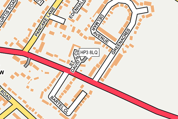 HP3 8LQ map - OS OpenMap – Local (Ordnance Survey) HP3 8LQ map - OS OpenMap – Local (Ordnance Survey)