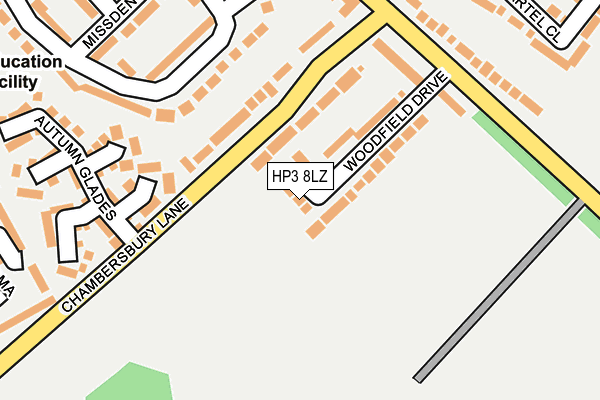 HP3 8LZ map - OS OpenMap – Local (Ordnance Survey) HP3 8LZ map - OS OpenMap – Local (Ordnance Survey)