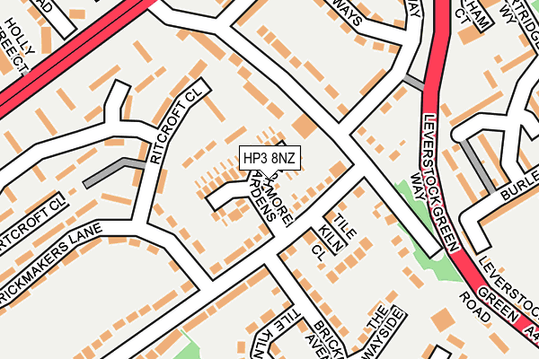 HP3 8NZ map - OS OpenMap – Local (Ordnance Survey) HP3 8NZ map - OS OpenMap – Local (Ordnance Survey)