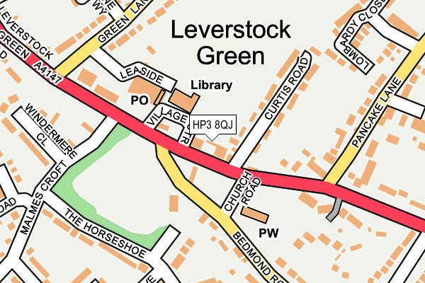 HP3 8QJ map - OS OpenMap – Local (Ordnance Survey) HP3 8QJ map - OS OpenMap – Local (Ordnance Survey)