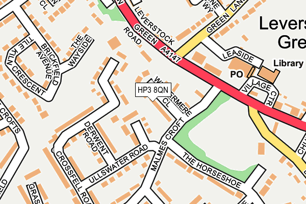 HP3 8QN map - OS OpenMap – Local (Ordnance Survey) HP3 8QN map - OS OpenMap – Local (Ordnance Survey)