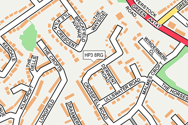 HP3 8RG map - OS OpenMap – Local (Ordnance Survey) HP3 8RG map - OS OpenMap – Local (Ordnance Survey)