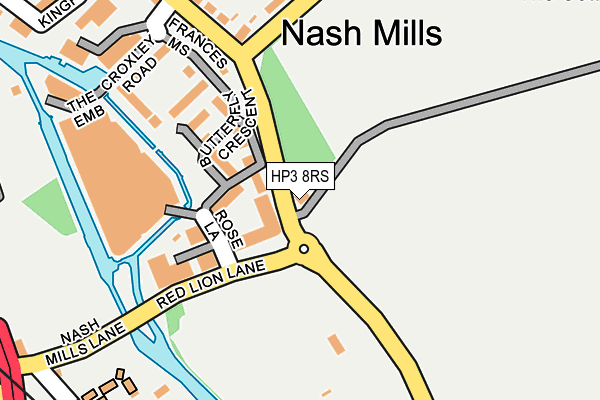 HP3 8RS map - OS OpenMap – Local (Ordnance Survey) HP3 8RS map - OS OpenMap – Local (Ordnance Survey)