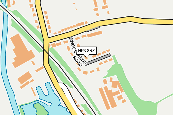 HP3 8RZ map - OS OpenMap – Local (Ordnance Survey) HP3 8RZ map - OS OpenMap – Local (Ordnance Survey)