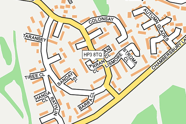 HP3 8TQ map - OS OpenMap – Local (Ordnance Survey) HP3 8TQ map - OS OpenMap – Local (Ordnance Survey)