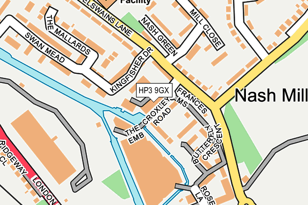 HP3 9GX map - OS OpenMap – Local (Ordnance Survey) HP3 9GX map - OS OpenMap – Local (Ordnance Survey)