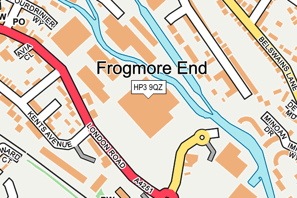 HP3 9QZ map - OS OpenMap – Local (Ordnance Survey) HP3 9QZ map - OS OpenMap – Local (Ordnance Survey)