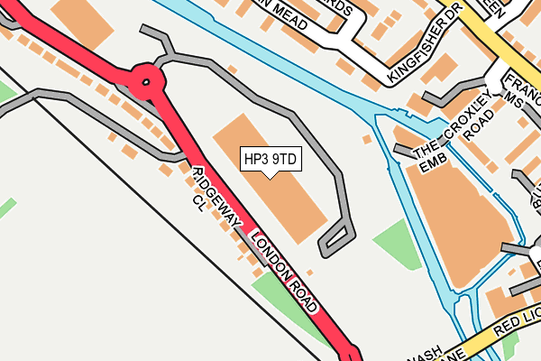 HP3 9TD map - OS OpenMap – Local (Ordnance Survey)