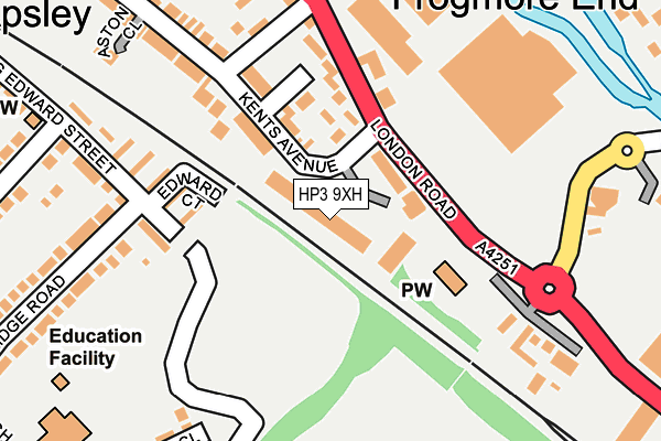 HP3 9XH map - OS OpenMap – Local (Ordnance Survey) HP3 9XH map - OS OpenMap – Local (Ordnance Survey)