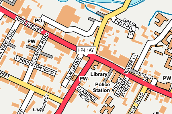 HP4 1AY map - OS OpenMap – Local (Ordnance Survey)