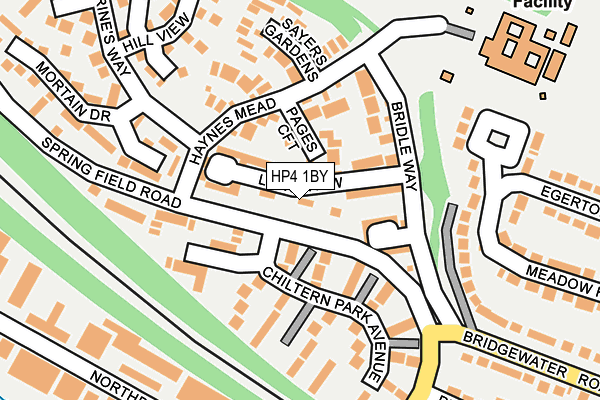 HP4 1BY map - OS OpenMap – Local (Ordnance Survey) HP4 1BY map - OS OpenMap – Local (Ordnance Survey)