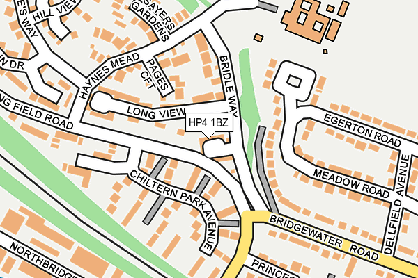 HP4 1BZ map - OS OpenMap – Local (Ordnance Survey) HP4 1BZ map - OS OpenMap – Local (Ordnance Survey)