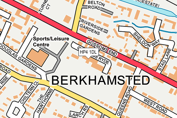 HP4 1DL map - OS OpenMap – Local (Ordnance Survey) HP4 1DL map - OS OpenMap – Local (Ordnance Survey)