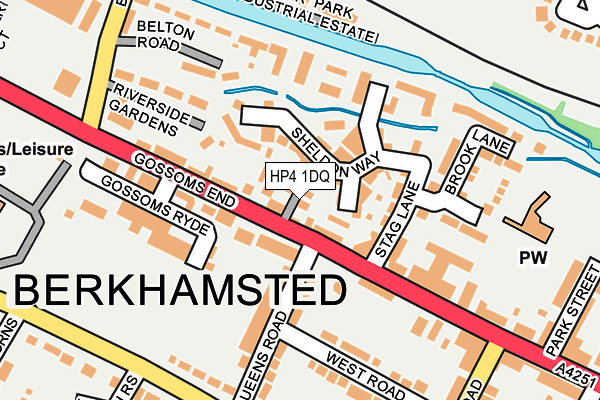 HP4 1DQ map - OS OpenMap – Local (Ordnance Survey) HP4 1DQ map - OS OpenMap – Local (Ordnance Survey)