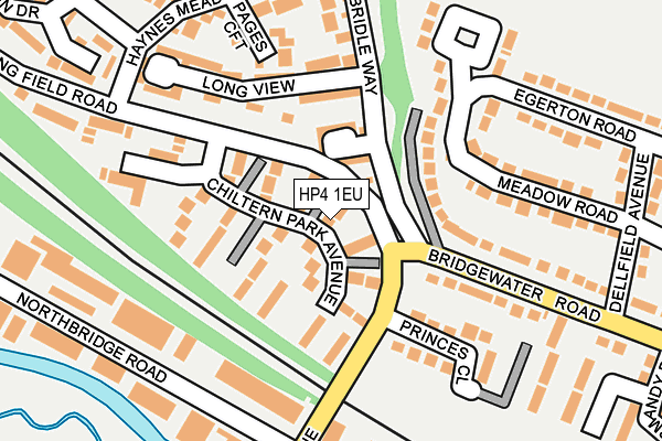 HP4 1EU map - OS OpenMap – Local (Ordnance Survey) HP4 1EU map - OS OpenMap – Local (Ordnance Survey)
