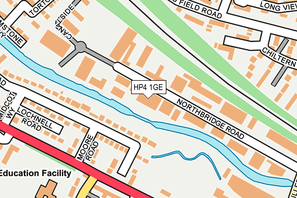 HP4 1GE map - OS OpenMap – Local (Ordnance Survey) HP4 1GE map - OS OpenMap – Local (Ordnance Survey)