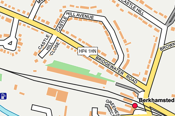 HP4 1HN map - OS OpenMap – Local (Ordnance Survey) HP4 1HN map - OS OpenMap – Local (Ordnance Survey)