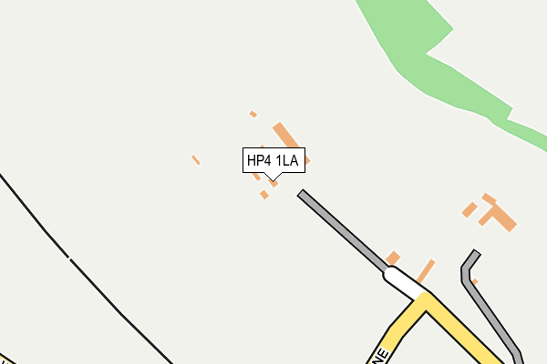HP4 1LA map - OS OpenMap – Local (Ordnance Survey) HP4 1LA map - OS OpenMap – Local (Ordnance Survey)