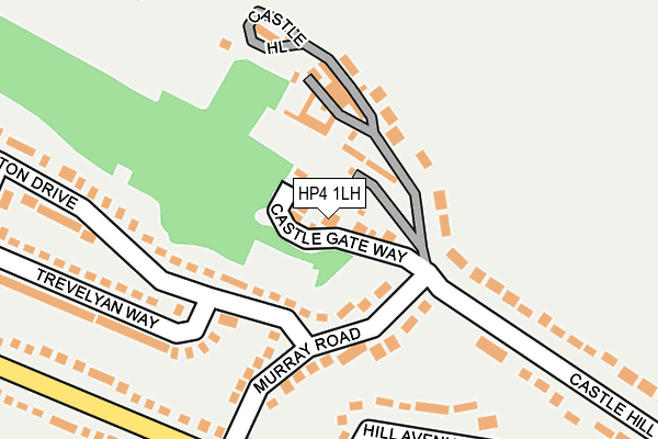 HP4 1LH map - OS OpenMap – Local (Ordnance Survey) HP4 1LH map - OS OpenMap – Local (Ordnance Survey)