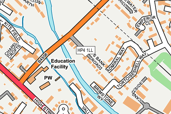 HP4 1LL map - OS OpenMap – Local (Ordnance Survey) HP4 1LL map - OS OpenMap – Local (Ordnance Survey)