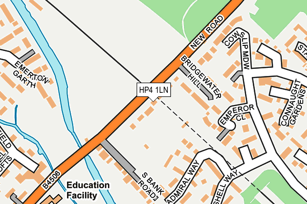 HP4 1LN map - OS OpenMap – Local (Ordnance Survey) HP4 1LN map - OS OpenMap – Local (Ordnance Survey)