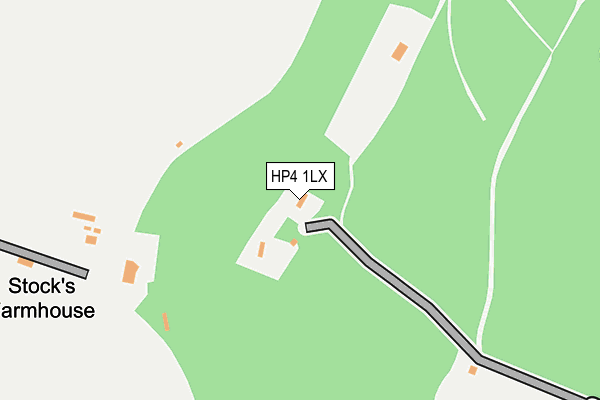 HP4 1LX map - OS OpenMap – Local (Ordnance Survey) HP4 1LX map - OS OpenMap – Local (Ordnance Survey)